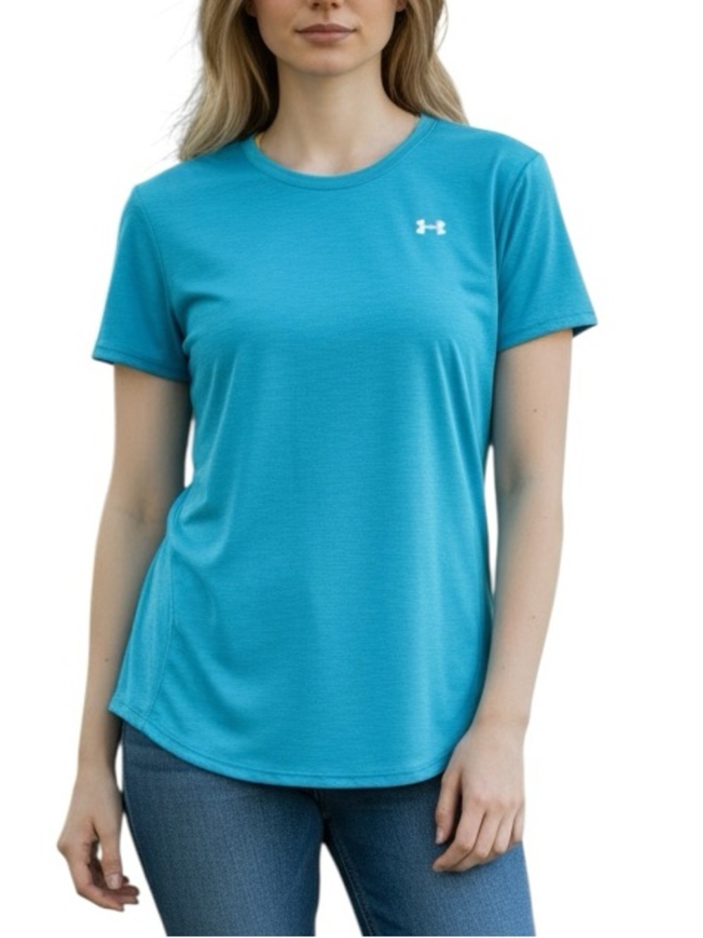 UNDER ARMOUR: Semi-Fitted Heat Gear Shirt- Size Medium
